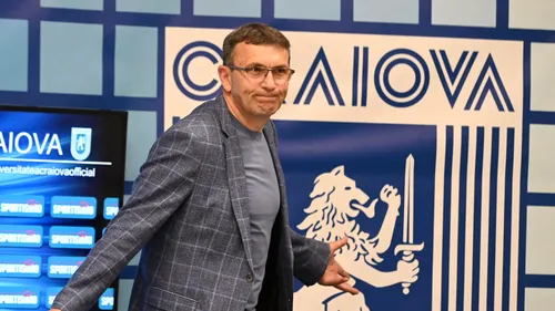 Eugen Neagoe nu înțelege pe baza cărui criteriu l-a demis Mihai Rotaru de la Universitatea Craiova: „Nu am luat niciun gol, nu am pierdut niciun joc!”