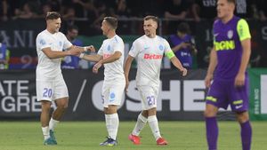 Imaginile pe care fanii lui Dinamo nu ar fi vrut să le vadă niciodată: fostul lor căpitan s-a bucurat ca un copil, după golul marcat pentru FCSB cu CFR Cluj
