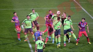 Cum au evoluat steliștii contra ultimei clasate, Corona Brașov. Analiza om cu om. Tănase a reușit un "assist" fără să vrea