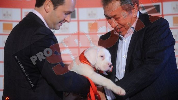 FOTO** Badea prezintă ultimul "transfer" al câinilor! De ce vrea să "negocieze" cu rapidistul Copos