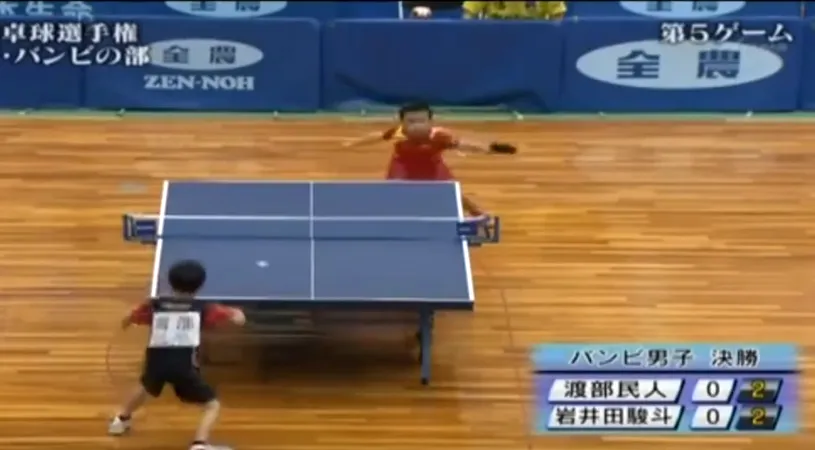 VIDEO | Fascinant. Cum joacă tenis de masă doi japonezi în vârstă de 6 ani și cum sunt antrenați pentru a deveni campioni 