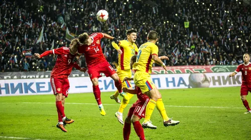 Ucigașii fotbalului spectacol! Rusia – România 1-0, după o demonstrație de fotbal defensiv, inestetic și complet lipsit de eficiență