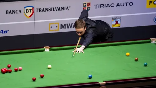 SPECIAL | La Romanian Snooker Masters se testează masa de joc pentru Campionatul Mondial! Cât costă 