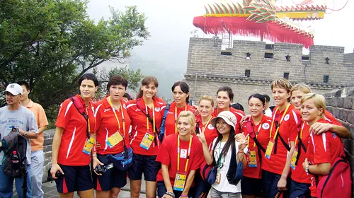 Tricolorele au fost în vizită la Zidul Chinezesc