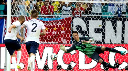 Benzema a intrat în istorie după ratarea din meciul cu Elveția: este primul penalty irosit de Franța în istoria participărilor la Mondial