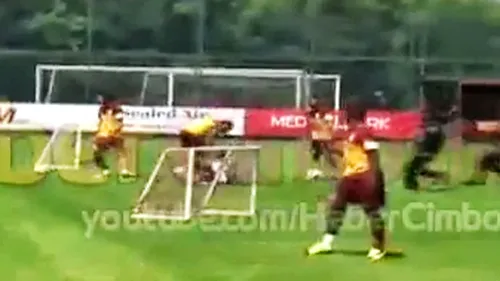 VIDEO Drogba, faultat dur de un suporter! Ivorianul a fost la un pas de accidentare