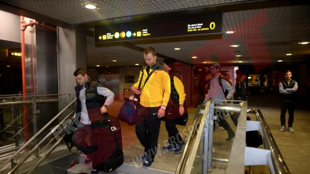 FOTO - Steaua a ajuns în Spania! Roș-albaștrii au fost așteptați de cinci români. Lotul deplasat de Reghe și programul amicalelor