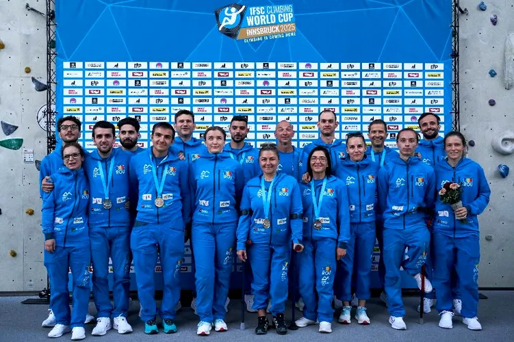 Rom&acirc;nia, victorii importante la Cupa Mondial&#259; de Paraclimbing de la Innsbruck! 11 sportivi au adus trei medalii