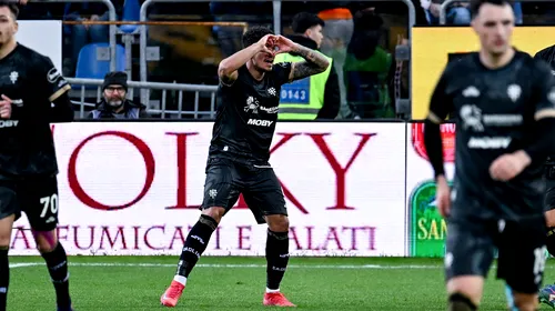 Prima reacție a lui Florinel Coman după ce a dat un gol superb la debutul în Serie A! Fotbalistul a vorbit în limba română, chiar pe gazon, la finalul meciului Cagliari – Parma 2-1