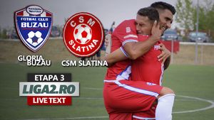 Gloria Buzău evită în prelungiri înfrângerea în fața nou-promovatei CSM Slatina. Oltenii au fost aproape de o nouă surpriză