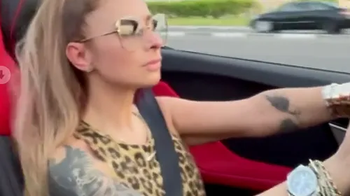 Cum se distrează Anamaria Prodan, după ce a recunoscut problemele legate de divorțul de Laurențiu Reghecampf! Imaginile momentului: a făcut ravagii printre arabi cu un Lamborghini fabulos | VIDEO&FOTO