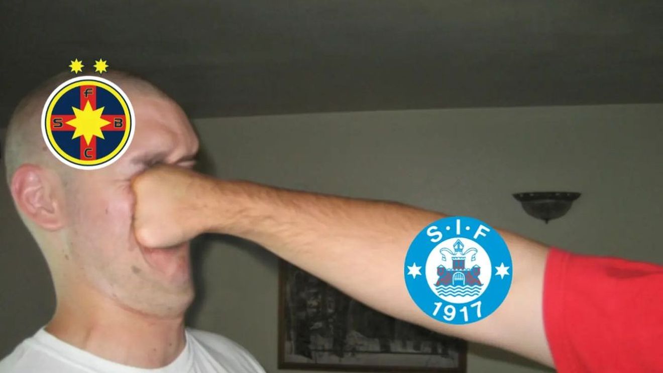 Cele mai tari glume pe seama înfrângerii usturătoare suferite de FCSB cu Silkeborg | GALERIE FOTO