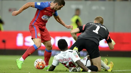 Steaua – CS Tunari, scor 4-0 într-un meci amical. Chipciu a fost cel mai bun de pe teren, indezirabilul Tahar a revenit cu gol