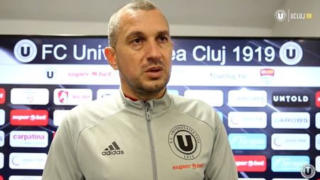 Costel Enache a cedat nervos după înfrângerea suferită în fața Comunei Recea: „Să mă ia dracu' dacă înțeleg!”. Antrenorul lui U Cluj a mers să discute cu conducerea după meci