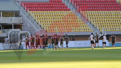 FOTO Steaua a efectuat antrenamentul oficial în Macedonia