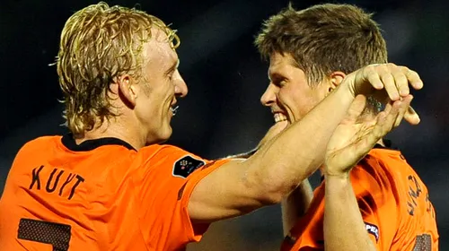 Ce atac are Olanda!** Huntelaar – hat-trick hero, Kuyt și Ruud au înscris și ei!