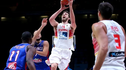 EURO Baschet 2015 | Spania a obținut o victorie epică în fața Franței și s-a calificat în finală. Ce a reușit Pau Gasol în prima semifinală a fost fabulos!