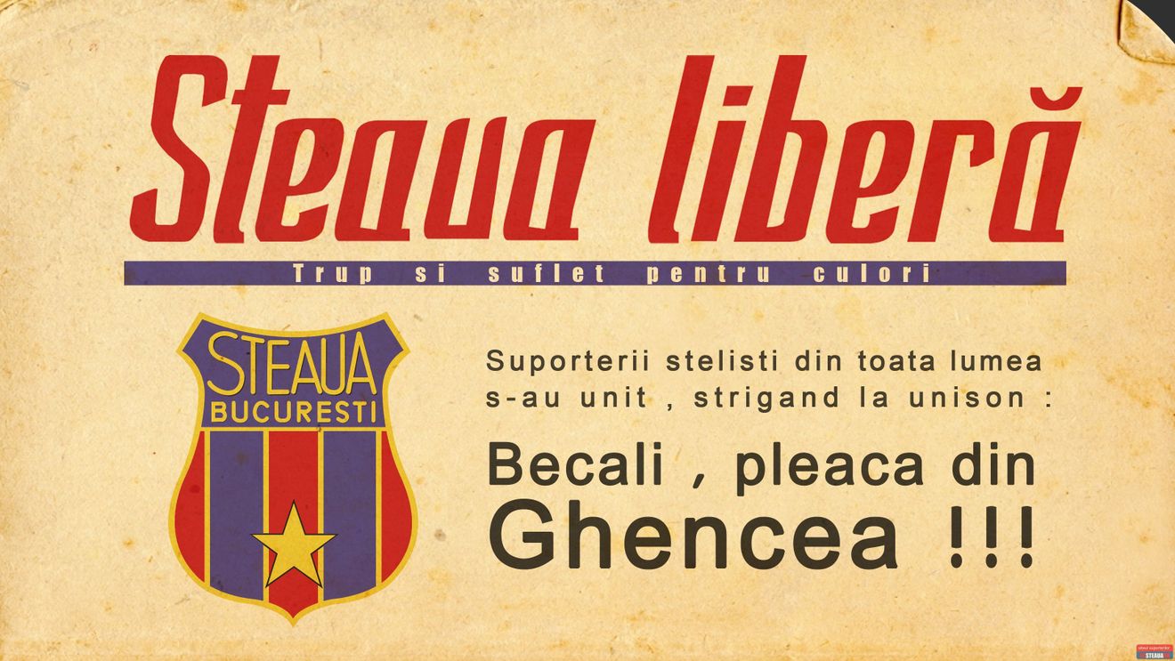 FOTO și VIDEO Steaua liberă!** Vezi cum cheamă fanii lumea la stadion duminică!