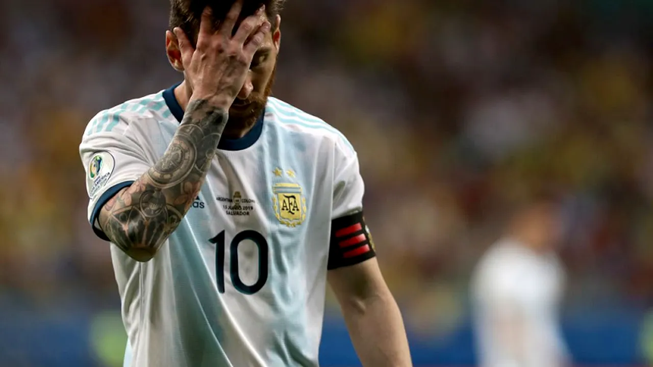 Copa America 2019 | O nouă dezamăgire pentru Messi? VIDEO | Argentina, record negativ stabilit în eșecul cu Columbia