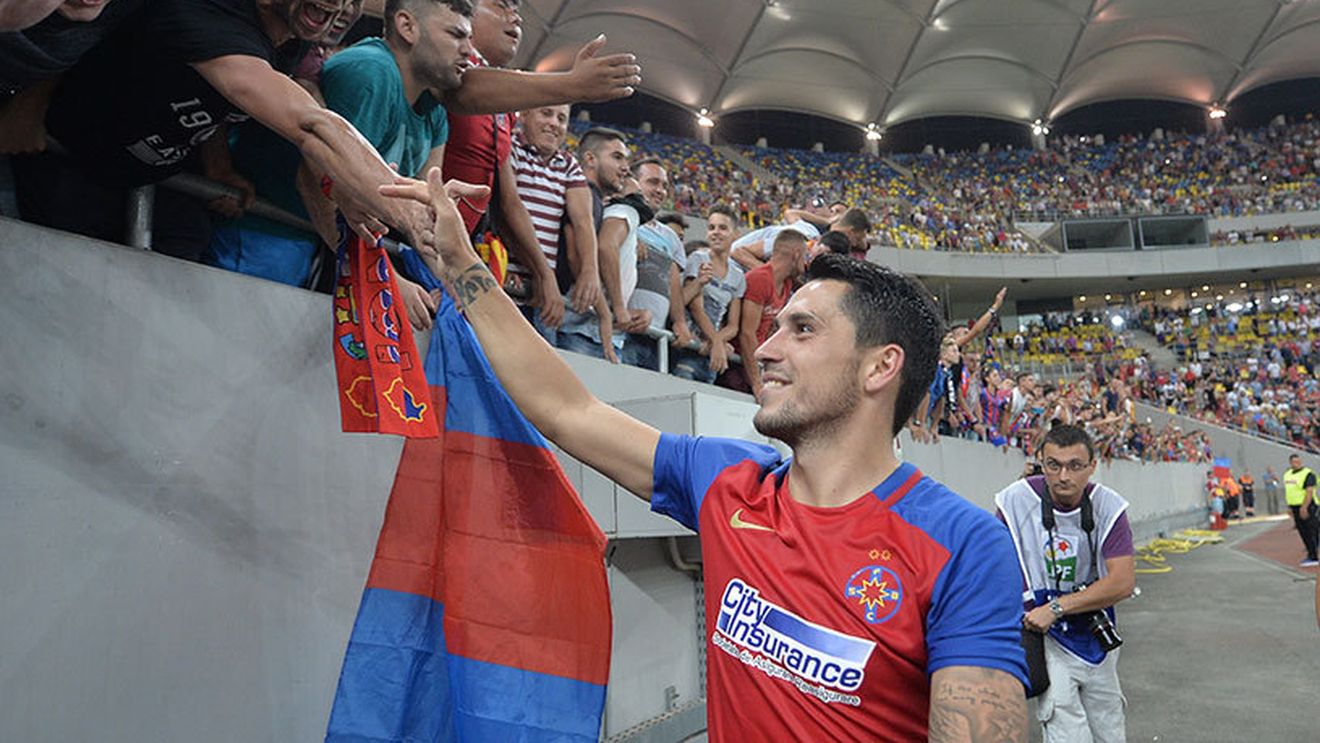 Stanciu spune că nu stă cu gândul la transfer: "Mă simt foarte bine la Steaua, sper să trecem de grupele Europa League!"