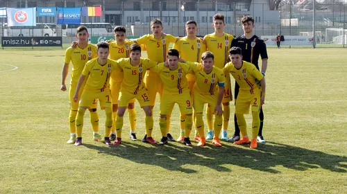 Una caldă, alta rece! Înfrângere categorică pentru naționala U17 la debutul în Turul de Elită