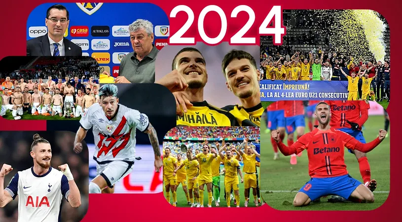 Povestea celor 7 mari bucurii pe care milioane de români le-am trăit în fotbalul din 2024: Generația de Suflet, explozia stranierilor, Corvinul Hunedoara, FCSB în Europa League, România U21 la EURO, Mircea Lucescu și Superliga de top! SPECIAL