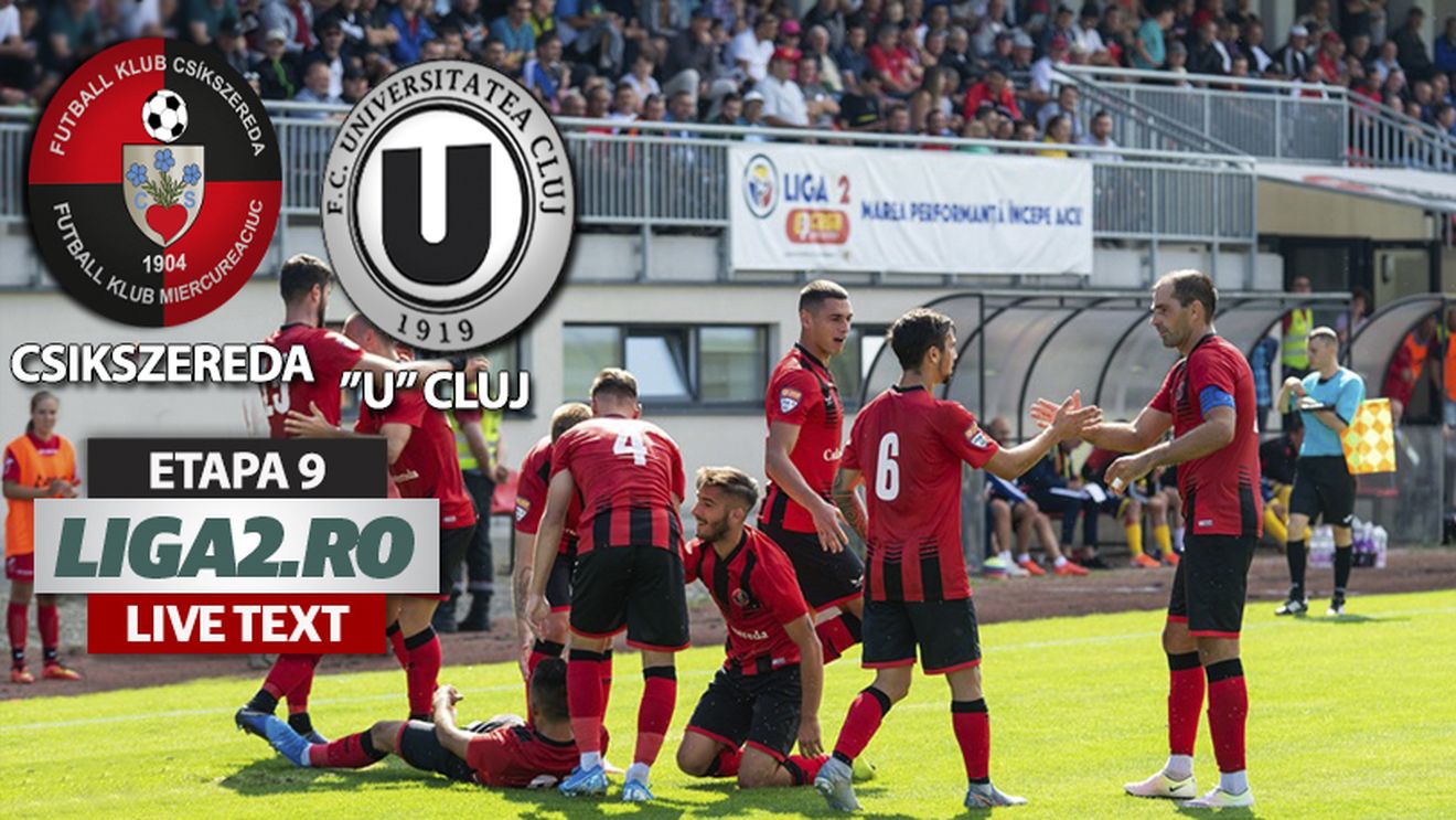 Csikszerda și-a inaugurat nocturna cu o remiză cu ”U” Cluj. Burleanu și acoliții săi au urmărit meciul din loja stadionului de la Miercurea Ciuc