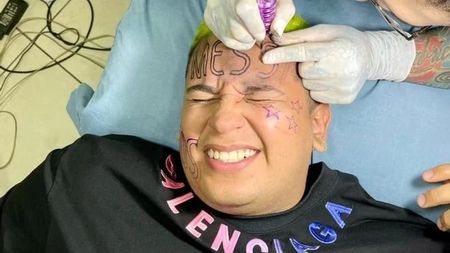 Personajul care și-a tatuat numele lui Messi pe frunte s-a speriat de reacția internauților! „Lumea n-a înțeles"