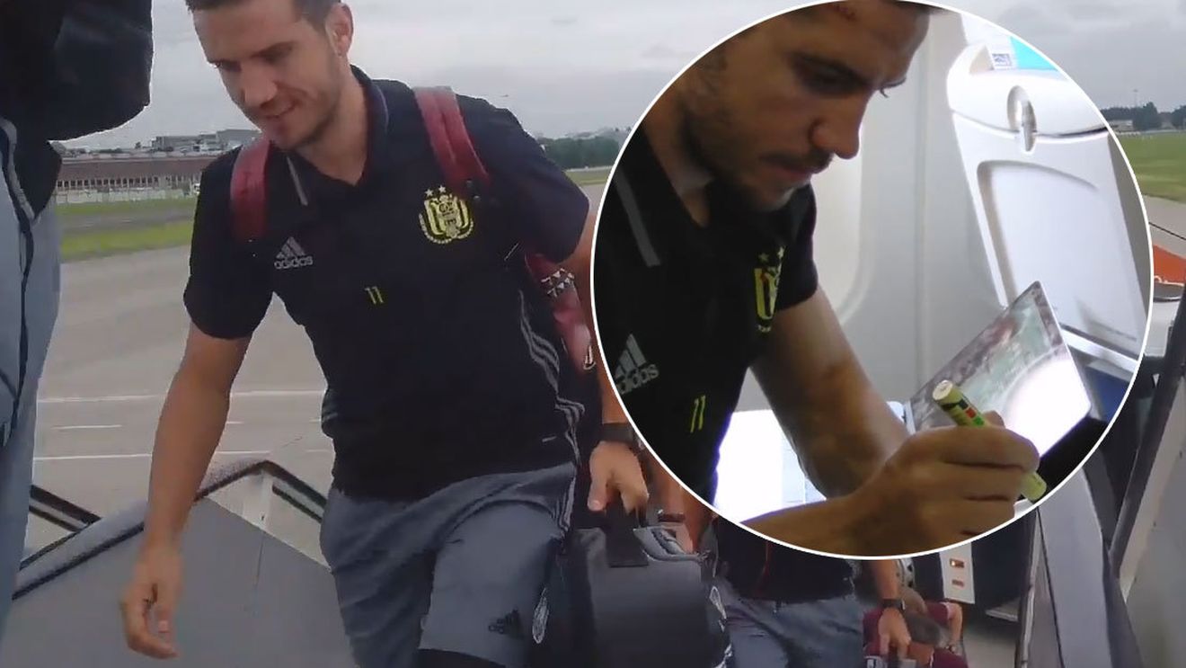 Chipciu, gata să debuteze pentru Anderlecht în Champions League! Fostul stelist a făcut deplasarea în Rusia. VIDEO Cum a fost filmat în avionul belgienilor