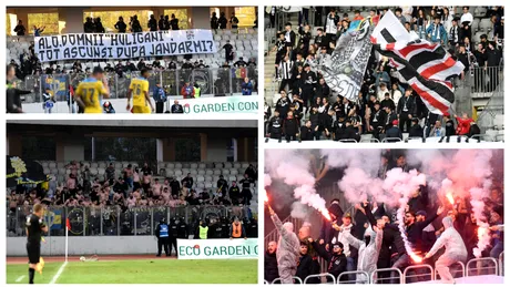 Jandarmeria Cluj, detalii despre intervenția în forță pe stadion la pauza meciului ”U” Cluj - Petrolul. Ce spune despre incidentele dintre ultrași