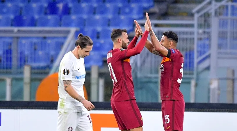 Critică nemiloasă la adresa lui CFR Cluj, după meciul cu Roma: Bălgrădean, „mâini de unt”, Camora, un dezastru total, Susic e amețit