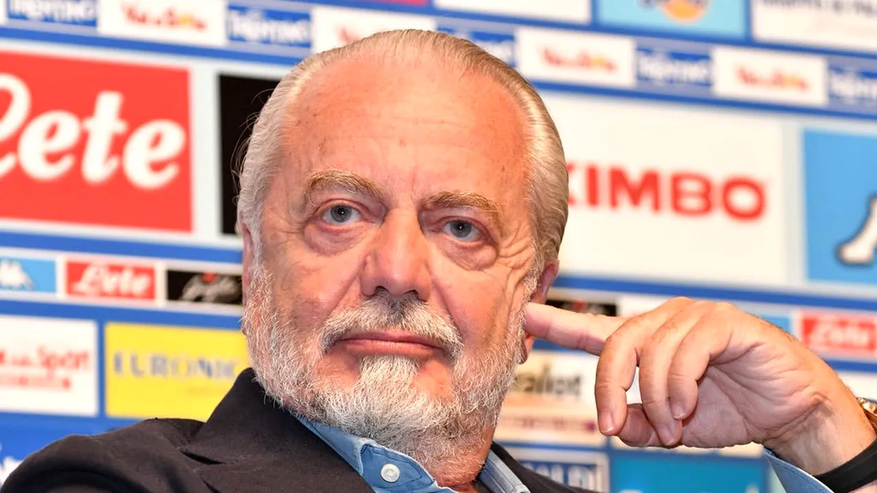 De Laurentiis nu glumește. Noua idee a excentricului patron de la Napoli l-a scos din minți pe primarul orașului