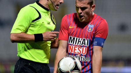 Sebastian Colțescu arbitrează meciul Concordia Chiajna - Steaua