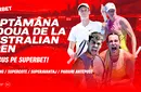 Crema tenisului mondial visează la marele trofeu. Vezi Oferta Superbet pentru fazele finale de la Australian Open. ADVERTORIAL