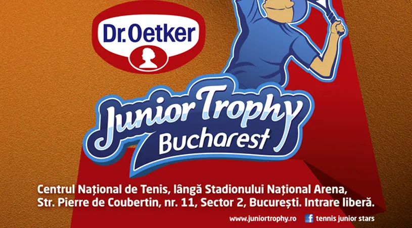 200 de jucători la Junior Trophy București!** Cea mai mare competiție de tenis pentru juniori organizată în România
