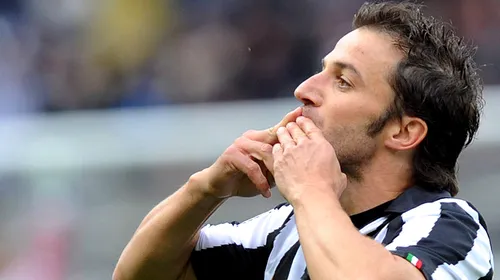Del Piero l-a egalat pe Boniperti: 178 de goluri pentru Juve!** „Nu sunt ipocrit! Îmi pare puțin rău”