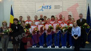 Bellu, avertisment pentru 2015: "CM de la Nanning a fost o lecție. Anul viitor nu îți mai poți permite nici măcar să lași impresia că nu ești aproape de podium". Gimnastele, premiate la MTS