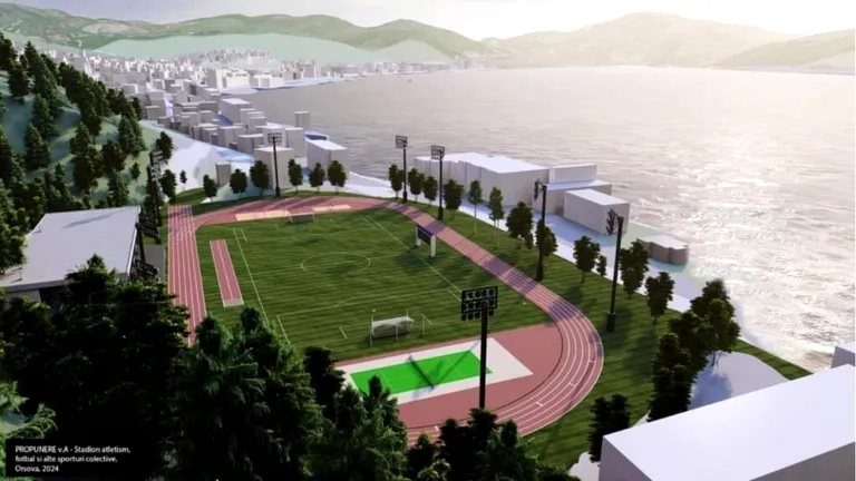 Anunțat cu fast în campania electorală, un nou stadion la Orșova nu mai este o prioritate! Edilul are alt plan pentru arena de la malul Dunării