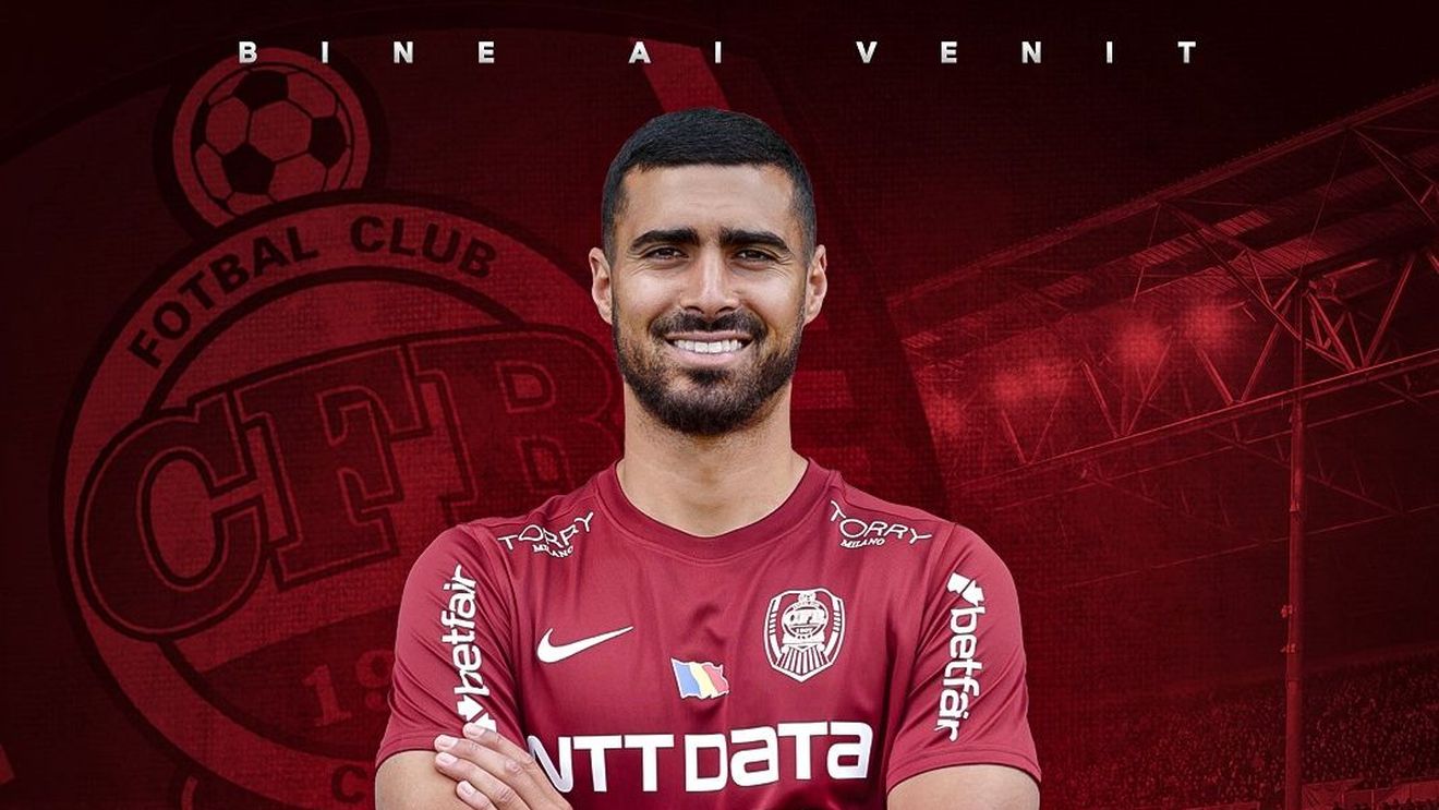 OFICIAL | CFR Cluj, al doilea transfer din mandatul lui Marius Șumudică. Campioana României l-a prezentat pe Rachid Bouhenna