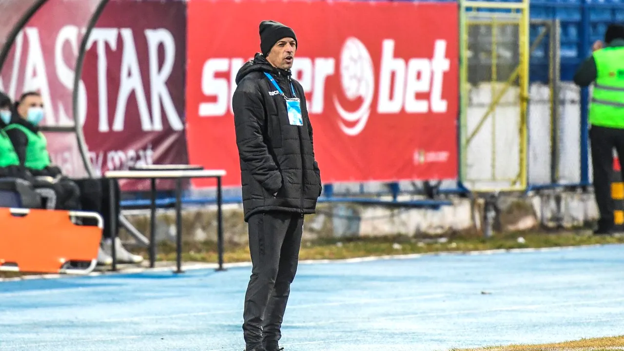 Bogdan Andone, emoții mari în meciul cu Poli Iași! Ce a făcut antrenorul lui FC Voluntari la golul de 2-0 | FOTO