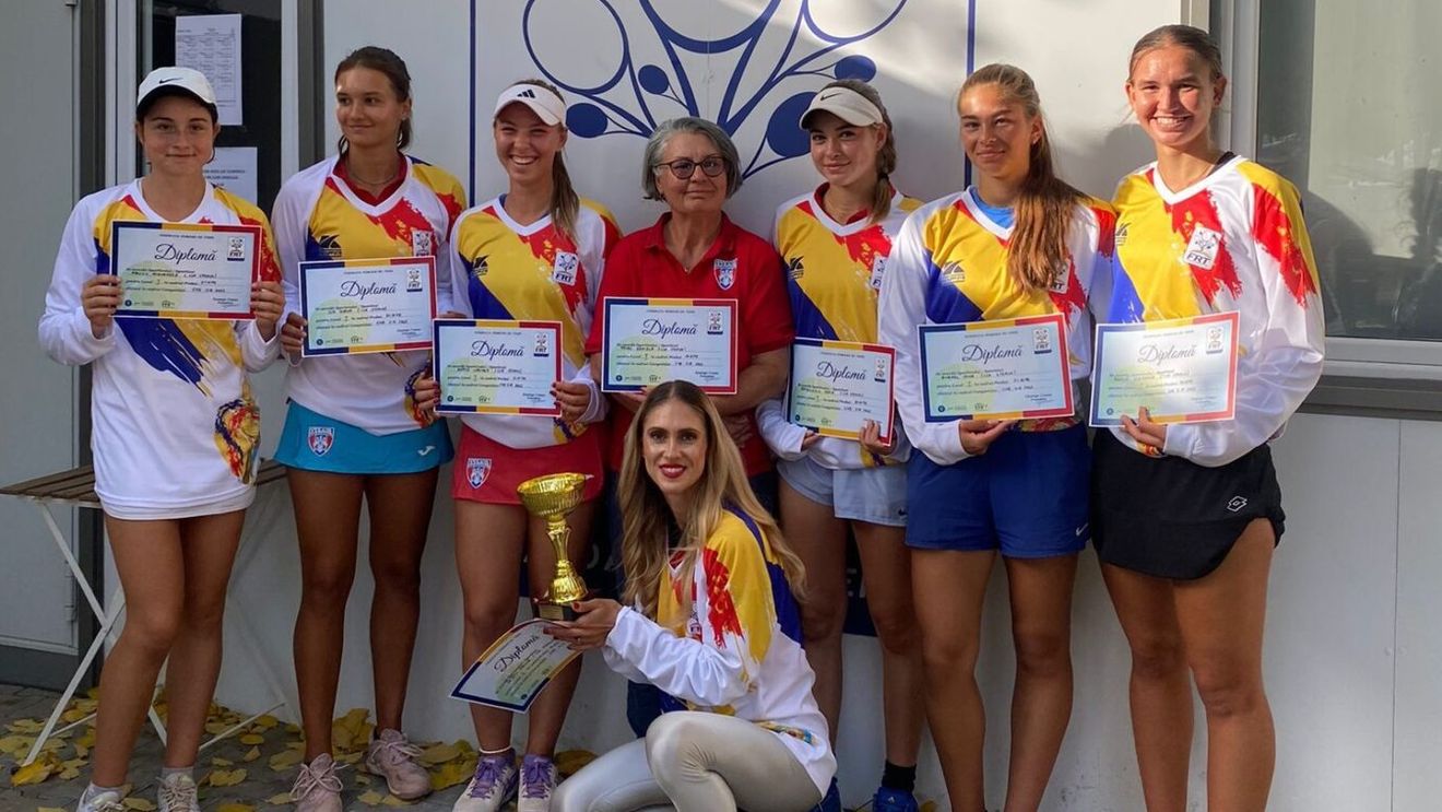 Urmașele Simonei Halep vin de la Steaua! Clubul roș-albastru a câștigat ambele titluri la Campionatul Național de tenis pe echipe U18 | FOTO