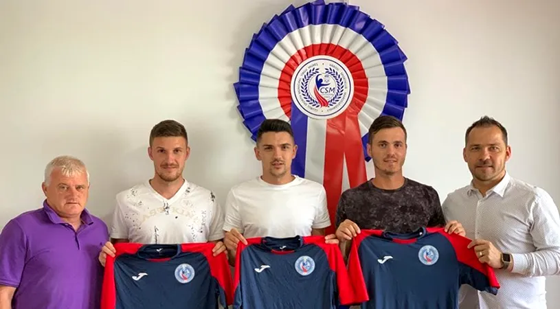 CSM Târgu Mureș a început tare campania de achiziții pentru Liga 3!** Chindriș, Buia și Bucur au semnat cu nou-promovata. Mureșenii au și un nou staff tehnic