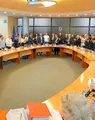 ”Fiara” aplaudată la scenă deschisă: Marius Lacătuș e Cetățean de Onoare al Brașovului. Primarul, despre noul proiectul fotbalistic din municipiu și răspunsul pentru premierul Ilie Bolojan pe tema stadioanelor