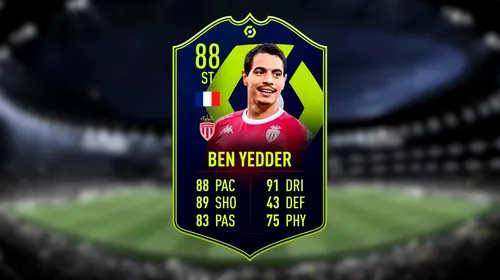 POTM Ben Yedder în FIFA 22! Cât valorează cardul și ce atribute ofensive are