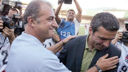 I-a dat Hagi ponturi lui Terim?** "Regele" s-a văzut cu "Împăratul" la hotelul unde sunt cazați cei de la Galatasaray