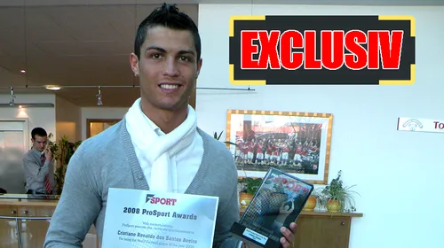 Premiat de ProSport! Cristiano Ronaldo le mulțumește cititorilor care l-au votat!