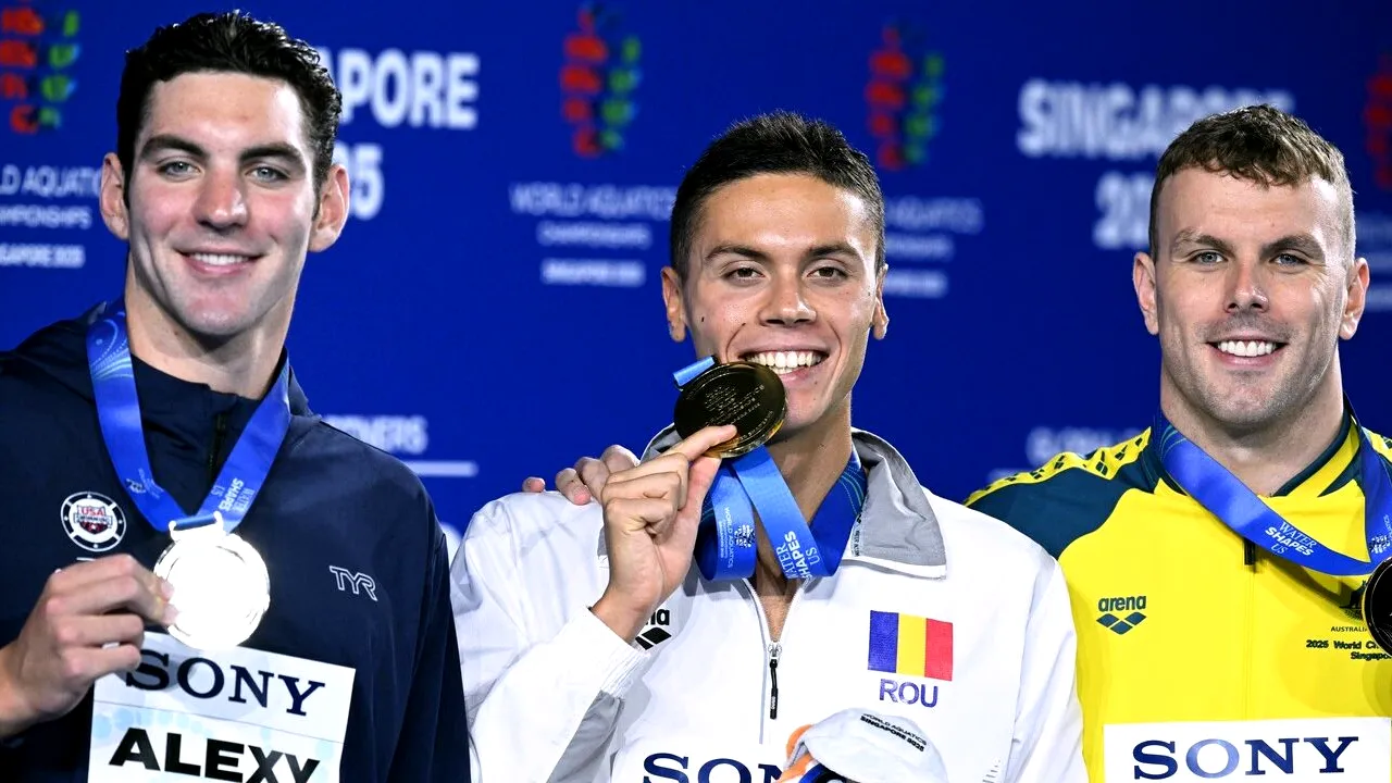 Americanii sunt la picioarele lui David Popovici după timpul extraordinar din finala la 100 m liber: „Tenacitatea de a fi cel mai bun în cele mai importante momente”