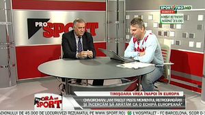 LIVE VIDEO** A început Ora de ProSport! Pune-i AICI o întrebare lui Gheorghe Chivorchian