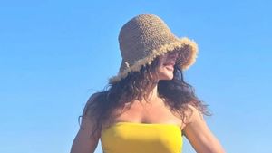 Carmen Brumă, apariție fabuloasă în costum de baie! Se vede că a făcut cursuri de nutriție la FC Barcelona
