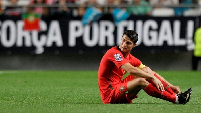 Ronaldo s-a reaccidentat și nu va juca în Portugalia - Malta